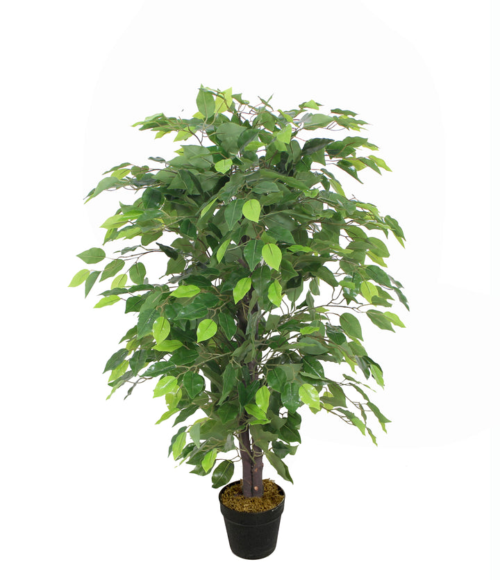  Artificial Indoor Living Room House Plant Bushy Ficus 90cm 3' 3ft Tall in Pot 