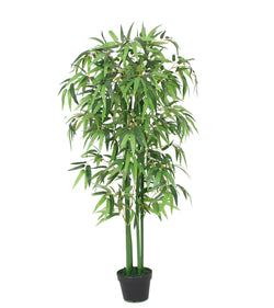 Tradala 3’11" Lush Artificial Tree Bamboo 120cm / 3ft 11" Tall - For Home Living Room Indoors